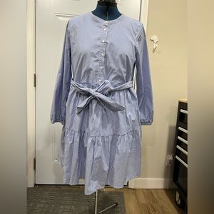 J Crew Stripe shirt dress